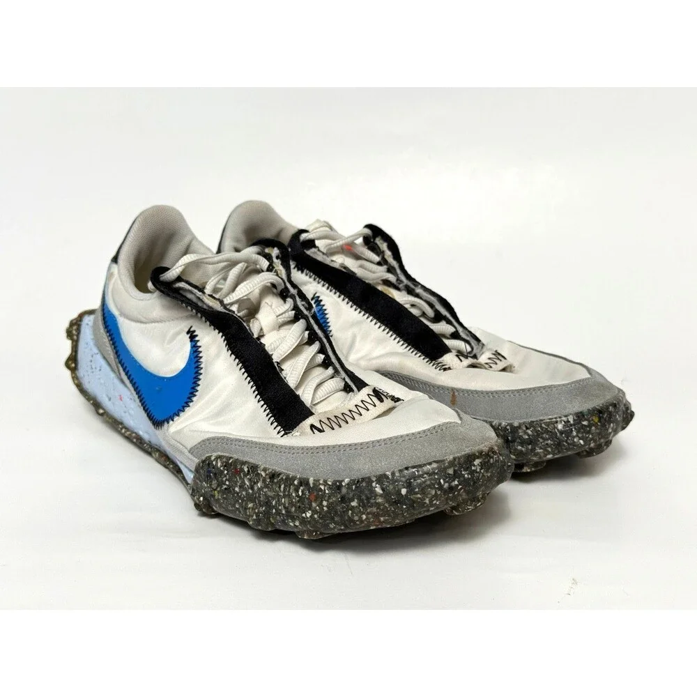 Nike Waffle Racer Crater Photon Dust Blue Womens Size 10 US Sneakers CT1983-100